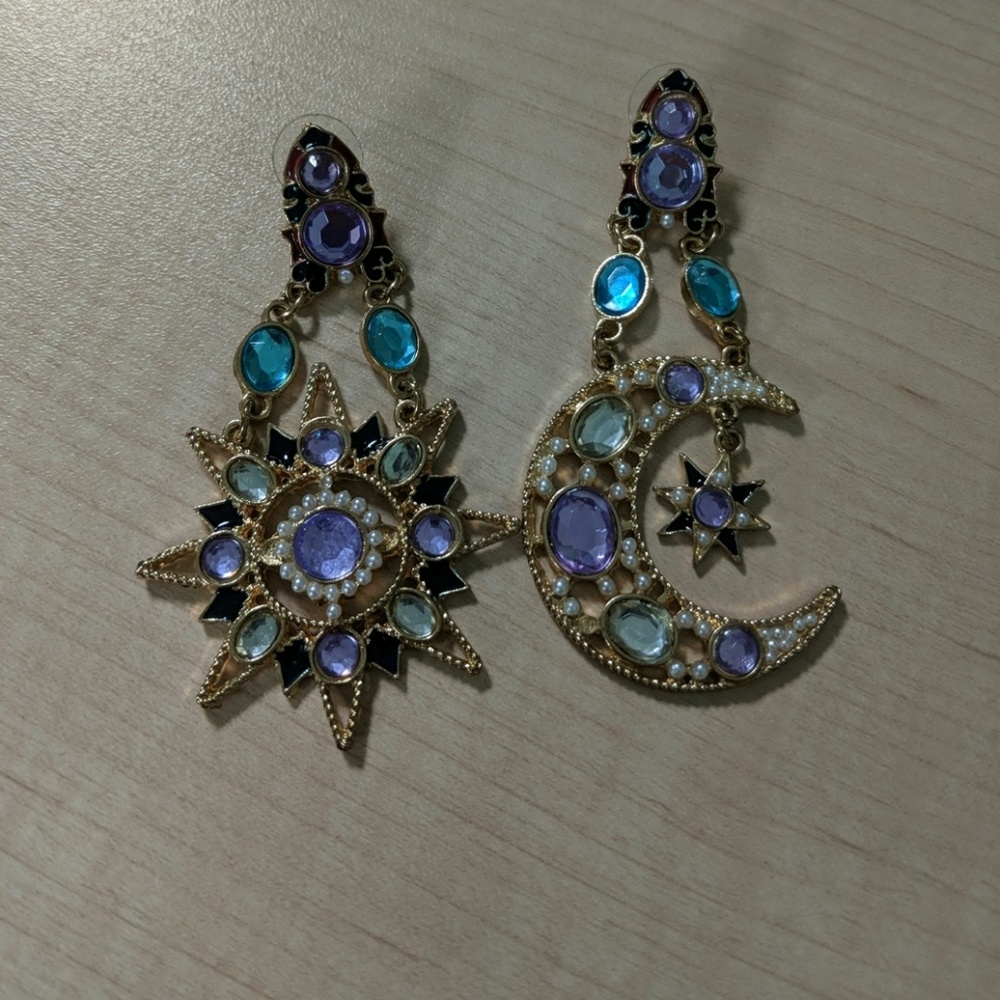 Star & Moon Earrings